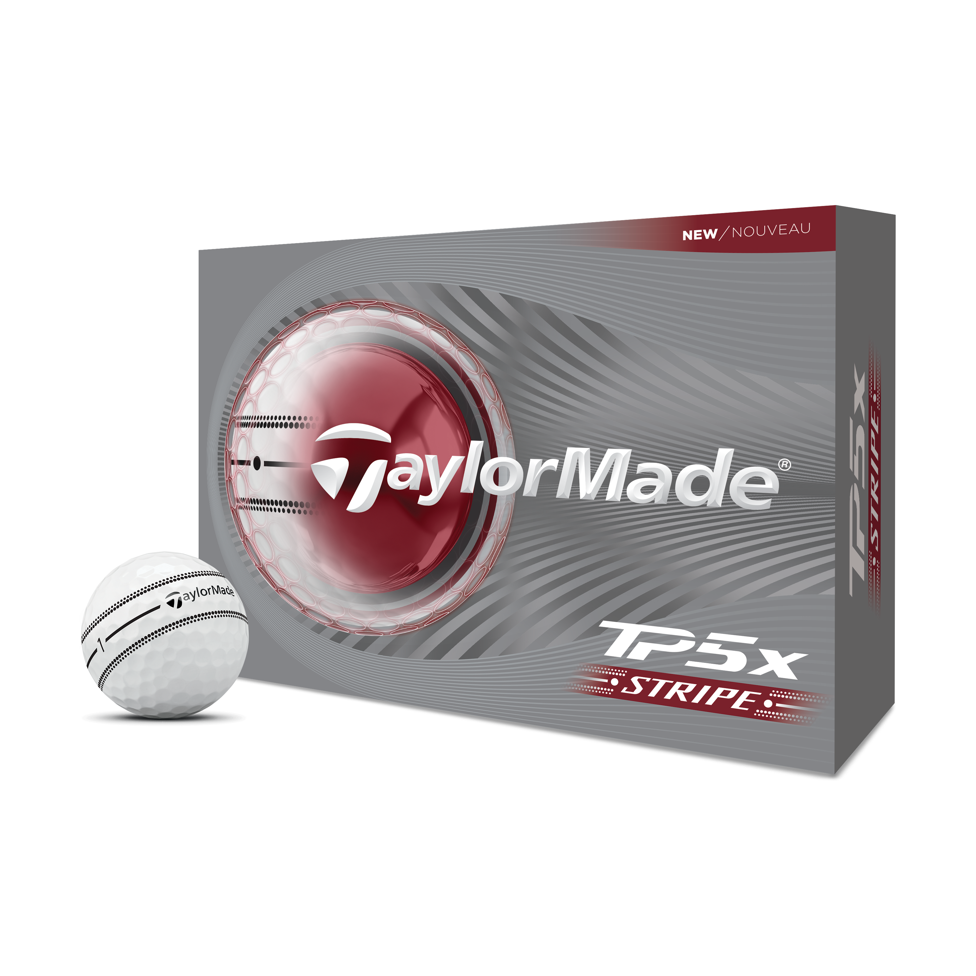 TaylorMade TP5x Stripe Golf Balls