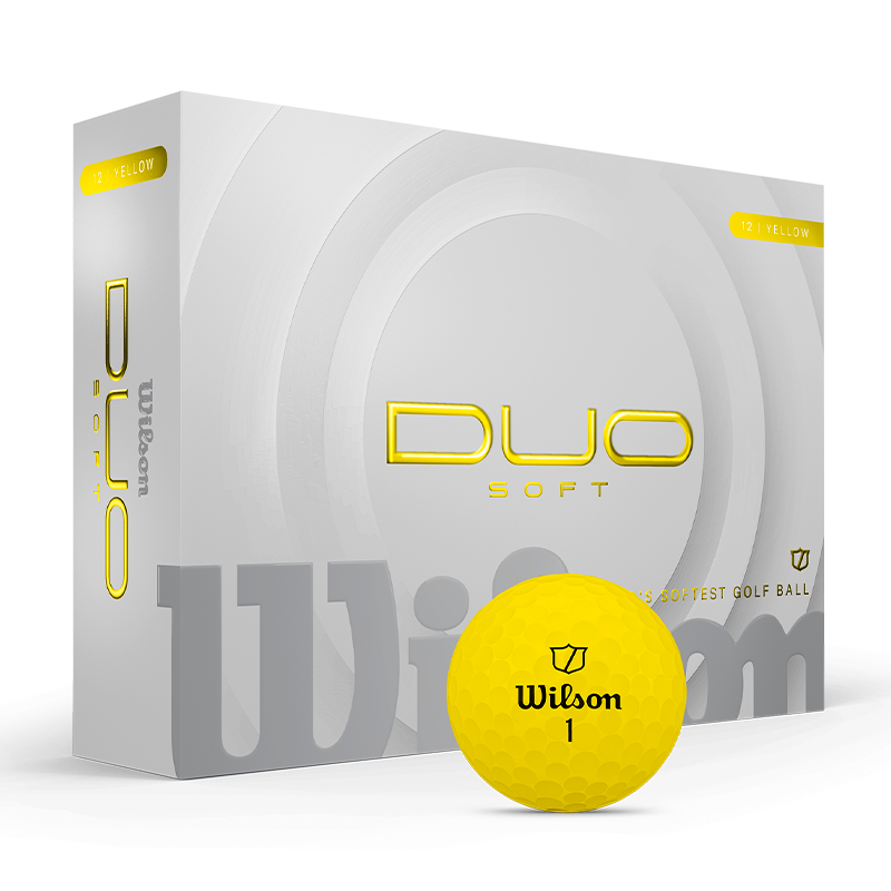 Wilson Duo Soft Golf Balls Yellow